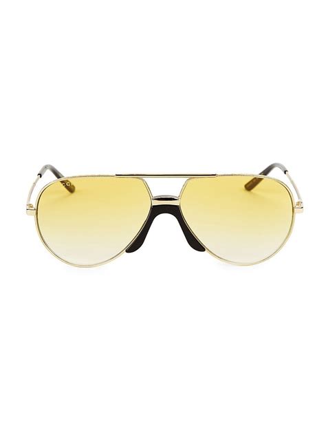 gucci aviator glasses frames|gucci 60mm aviator sunglasses.